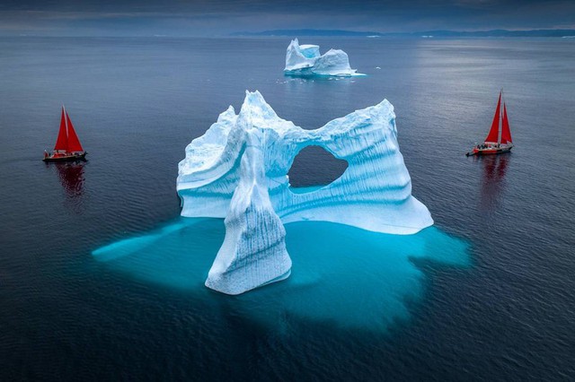 Chiêm ngưỡng vẻ đẹp băng giá ở Greenland - Ảnh 9.