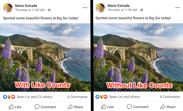 Tin buồn cho người thích sống ảo: Facebook bắt đầu thử nghiệm ẩn số lượt Like - Ảnh 1.