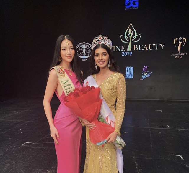 Phương Khánh trao vương miện cho Miss Earth India 2019 - Ảnh 2.