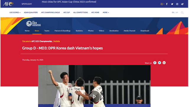 Báo chí châu Á: U23 Việt Nam rời giải thất vọng vì những sai lầm - Ảnh 3.