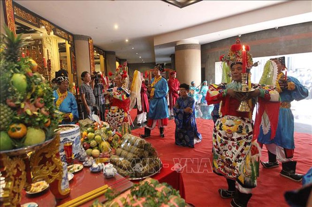 Lễ dâng cúng bánh tét Quốc tổ Hùng Vương Tết Canh Tý 2020 - Ảnh 2.