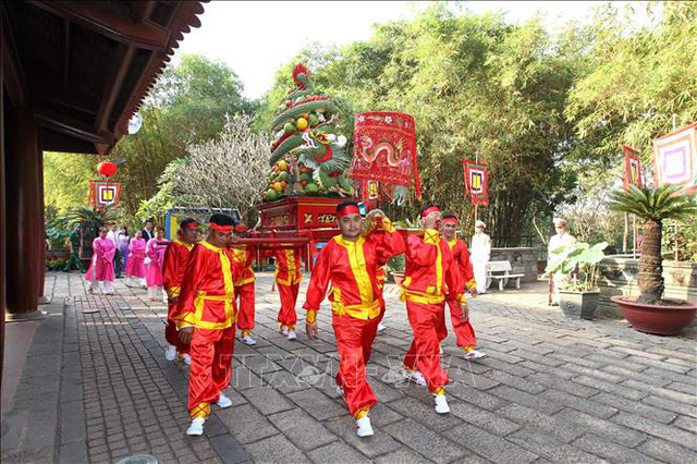 Lễ dâng cúng bánh tét Quốc tổ Hùng Vương Tết Canh Tý 2020 - Ảnh 6.