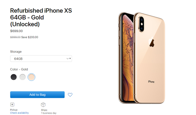 Apple bán iPhone XS/XS Max tân trang với giá không thể rẻ hơn - Ảnh 1.