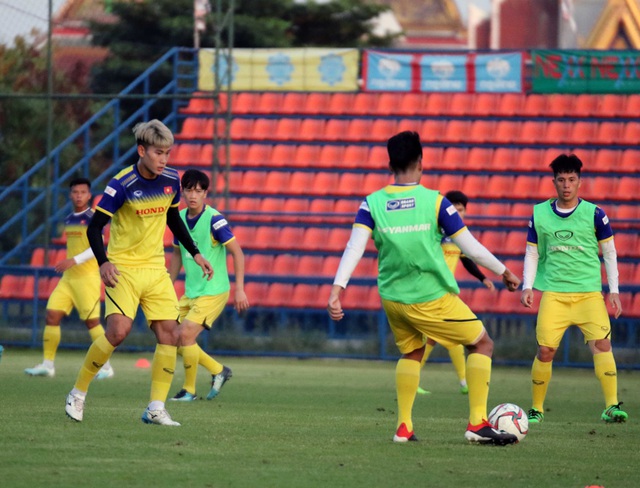 ĐT U23 Việt Nam tích cực tập luyện tại Thái Lan - Ảnh 1.