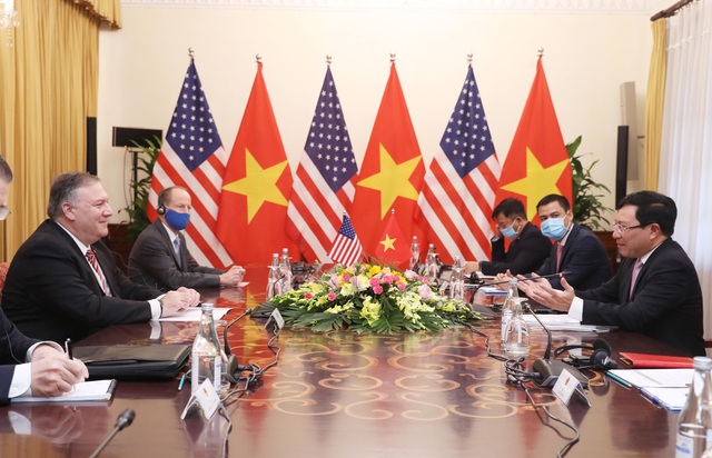 Phó Thủ tướng, Bộ trưởng Ngoại giao Phạm Bình Minh hội đàm với Ngoại trưởng Hoa Kỳ - Ảnh 1.