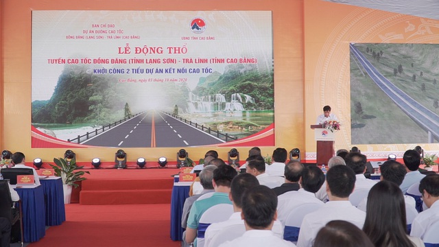 Khởi công xây dựng tuyến đường cao tốc thân thương Đồng Đăng - Trà Lĩnh - Ảnh 2.