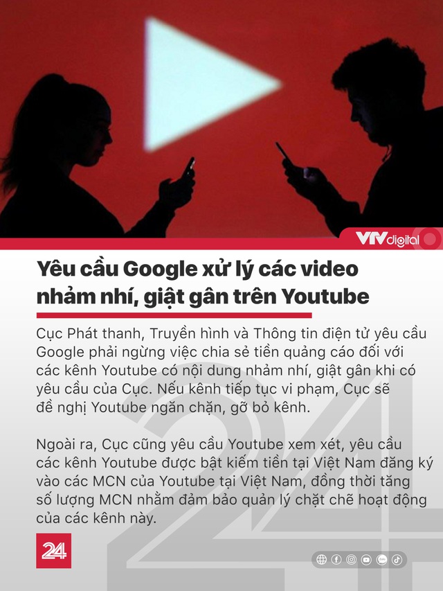 Tin nóng đầu ngày 12/11: Yêu cầu Google xử lý video nhảm nhí trên Youtube - Ảnh 3.