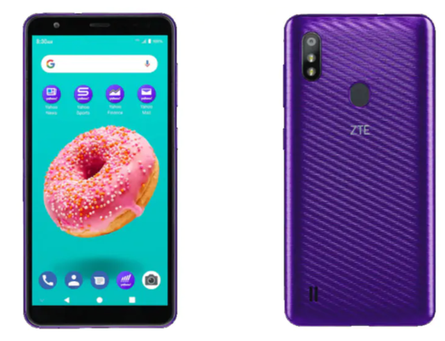 Yahoo! bất ngờ ra mắt smartphone màu tím giá rẻ - Ảnh 1.