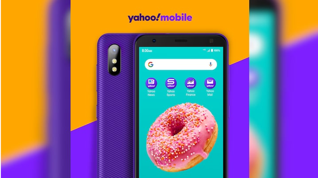 Yahoo! bất ngờ ra mắt smartphone màu tím giá rẻ - Ảnh 2.