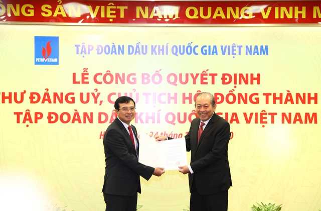 Phó Thủ tướng Thường trực trao quyết định bổ nhiệm Chủ tịch Tập đoàn Dầu khí - Ảnh 1.