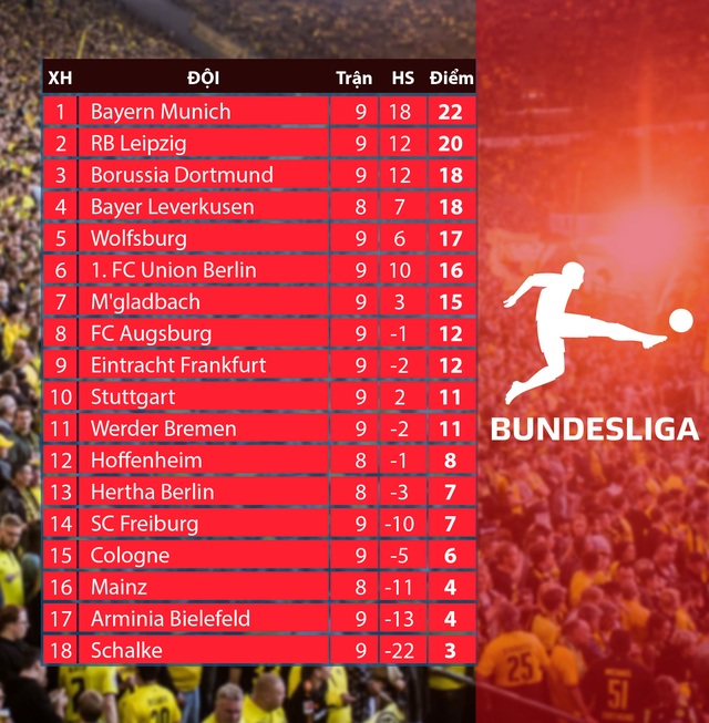 Lịch thi đấu và trực tiếp Bundesliga hôm nay (29/11): Bayer Leverkusen - Hertha Berlin, Mainz 05 - Hoffenheim - Ảnh 4.