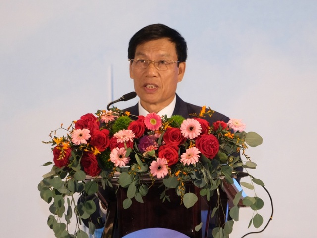 
Minister of Culture, Sports and Tourism Nguyen Ngoc Thien speaks at the event
