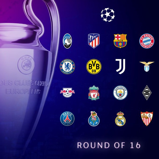 Champions League: Xác định 16 đội bóng góp mặt tại vòng knock-out 16 đội - Ảnh 2.