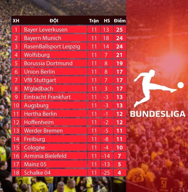 Thắng thuyết phục Hoffenheim, Bayer Leverkusen vươn lên dẫn đầu Bundesliga - Ảnh 2.