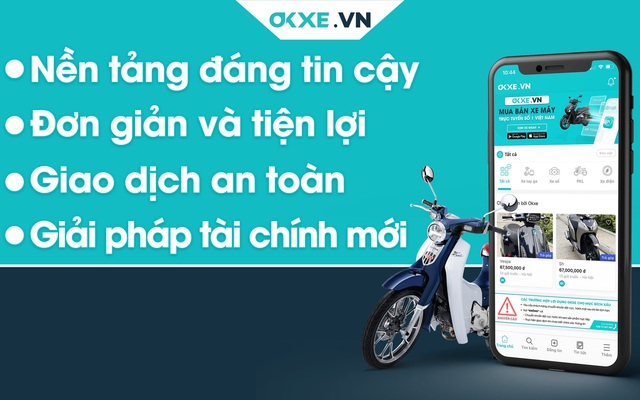 Chính thức triển khai thu mua xe cũ tại Trạm Dịch vụ Xe máy OKXE