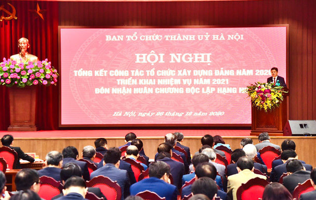 Ban Tổ chức Thành ủy Hà Nội đón nhận Huân chương độc lập hạng Nhì - Ảnh 1.