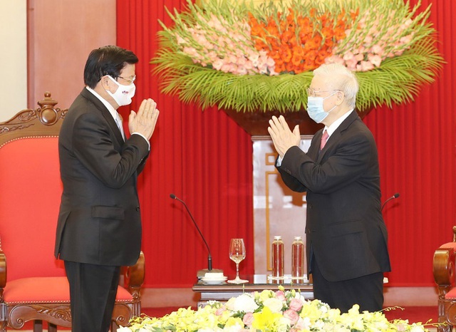 Tổng Bí thư, Chủ tịch nước: Phát triển quan hệ Việt Nam - Lào đi vào chiều sâu - Ảnh 1.