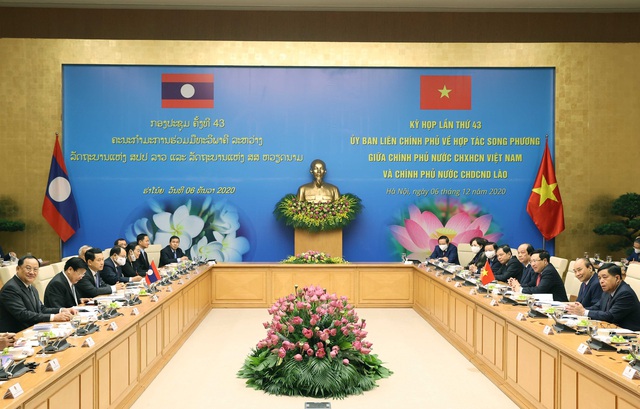 Kỳ họp Ủy ban liên Chính phủ Việt Nam - Lào đạt kết quả chưa từng có - Ảnh 1.
