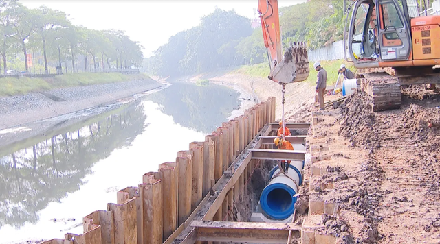 Lắp đặt hệ thống cống 21 km thu gom nước thải dọc sông Tô Lịch - Ảnh 2.
