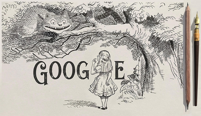 Google kỷ niệm 200 năm ngày sinh của họa sĩ minh họa Alice in Wonderland - Ảnh 1.