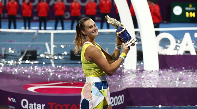 Aryna Sabalenka vô địch giải quần vợt Qatar mở rộng 2020 - Ảnh 4.