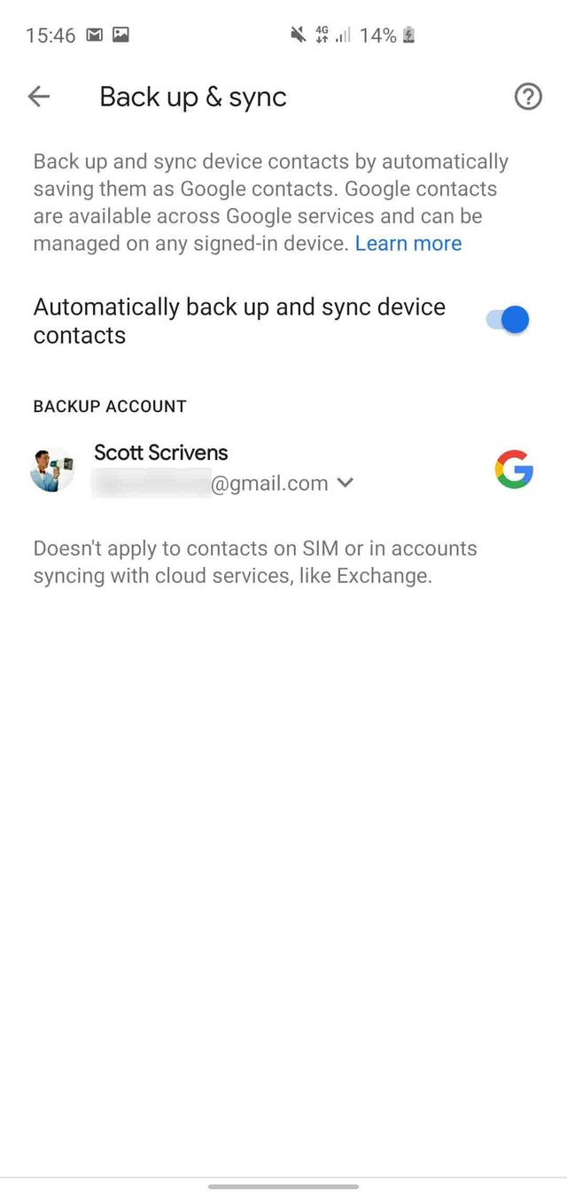 Google Contacts thêm tùy chọn đồng bộ danh bạ trên điện thoại - Ảnh 1.