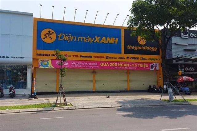 Tạm đóng cửa siêu thị Điện máy Xanh ở Đà Nẵng có nhân viên nhiễm COVID-19 - Ảnh 1.