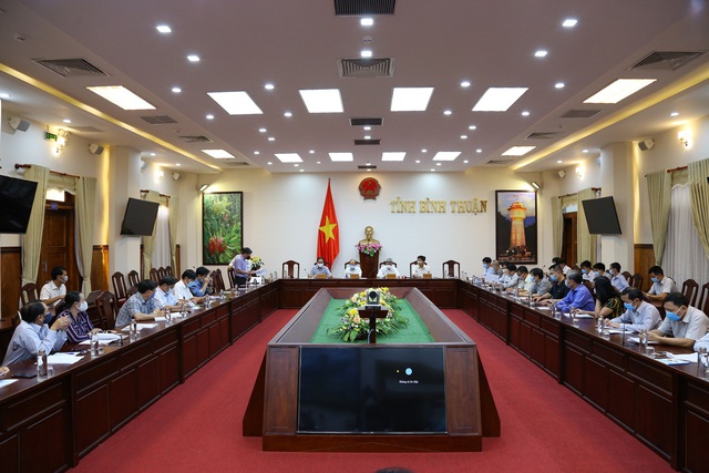 Bộ Y tế làm việc với Bình Thuận về công tác phòng, chống dịch COVID-19 - Ảnh 1.