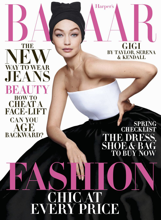 Gigi Hadid đẹp mê hoặc trên Harpers Bazaar tháng 4 - Ảnh 7.