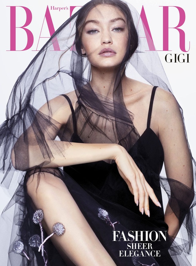 Gigi Hadid đẹp mê hoặc trên Harpers Bazaar tháng 4 - Ảnh 8.
