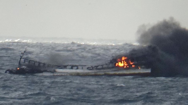 5 người Việt mất tích trong vụ cháy tàu ở ngoài khơi đảo Jeju, Hàn Quốc - Ảnh 2.