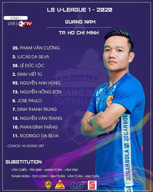 CLB Quảng Nam 1-3 CLB TP Hồ Chí Minh: 3 điểm trọn vẹn cho đội khách (Vòng 1 LS V.League 2020) - Ảnh 3.