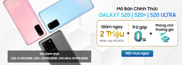 Hôm nay (6/3), Galaxy S20, S20+, S20 Ultra chính thức lên kệ tại Việt Nam - Ảnh 1.