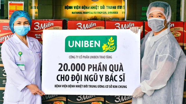 Uniben trao tặng 150.000 bữa ăn dinh dưỡng cho đội ngũ y bác sĩ - Ảnh 6.