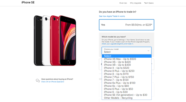 Apple cho người dùng đổi iPhone cũ lấy iPhone SE mới - Ảnh 1.