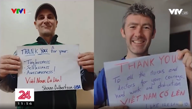 Người nước ngoài đồng loạt nhắn Cảm ơn Việt Nam trong cuộc chiến chống COVID-19 - Ảnh 1.