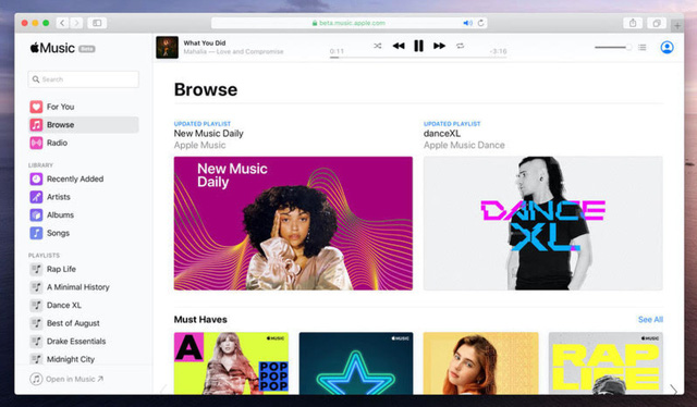 Apple chính thức phát hành phiên bản web của dịch vụ Apple Music - Ảnh 1.
