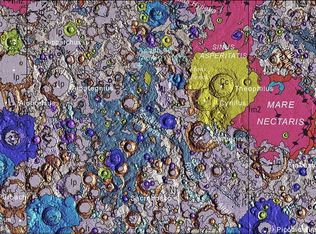 Bản đồ địa chất của Mặt trăng đã được hoàn thiện với độ chi tiết đáng kinh ngạc - Ảnh 2.