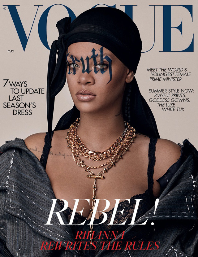Rihanna makes an impressive appearance on British Vogue - Photo 2.