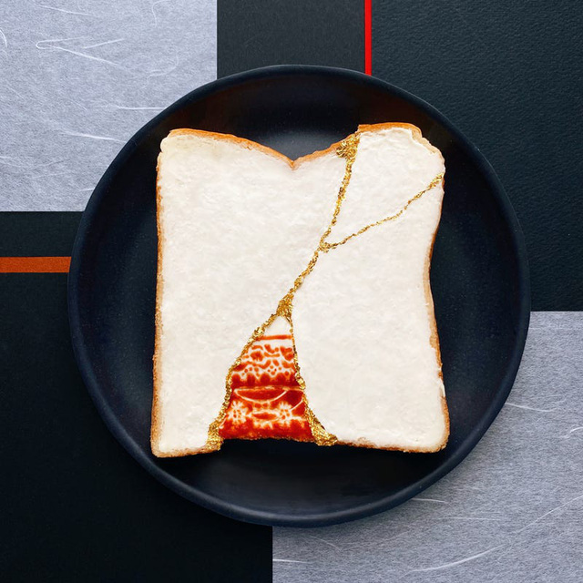 Độc đáo sáng tạo nghệ thuật từ bánh mì nướng - Ảnh 10.