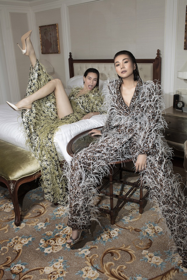 Ngắm Hồ Ngọc Hà và Thanh Hằng trong BST mới của Công Trí, từng xuất hiện trên Vogue Paris - Ảnh 13.