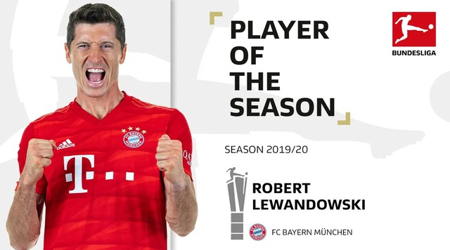 Lewandowski giành giải cầu thủ hay nhất Bundesliga 2019/20 - Ảnh 1.