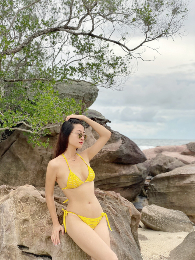 Hiếm hoi khoe ảnh bikini, bộ đôi Hoa hậu song Linh tình cờ cùng chọn màu trắng - Ảnh 10.