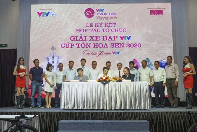 Lễ công bố Giải xe đạp VTV Cúp Tôn Hoa Sen 2020: Tự hào 50 năm VTV - Ảnh 12.