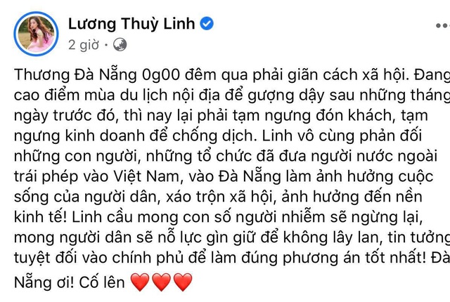 Đàm Vĩnh Hưng, Bảo Thanh và sao Việt đồng loạt cổ vũ Đà Nẵng chống dịch COVID-19 - Ảnh 4.