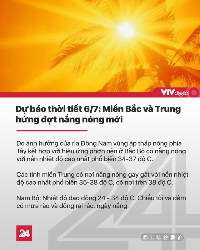 Tin nóng đầu ngày (6/7): Sơn Tùng M-TP lập kỷ lục mới, Nhật Bản cảm ơn sự trợ giúp của Việt Nam - Ảnh 8.