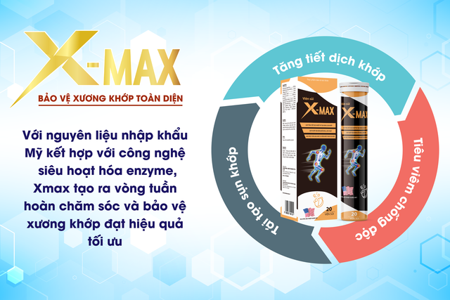 Viên sủi XMAX - Bảo vệ xương khớp toàn diện - Ảnh 3.