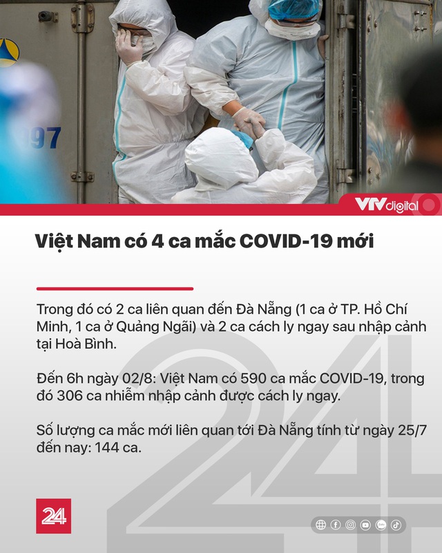 Tin nóng đầu ngày 2/8: Xác định 7 vạn người về Hà Nội từ Đà Nẵng - Ảnh 1.
