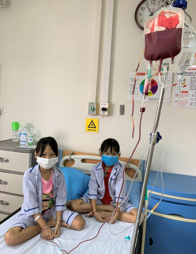 Bệnh viện tỉnh cạn kiệt máu, nhiều em nhỏ từ miền núi phải về Hà Nội truyền máu - Ảnh 1.