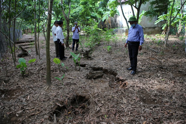 Sụt lún đất bất thường ở xã Triệu Thuận, Quảng Trị - Ảnh 3.